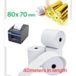 size 80 X 70 mm Receipt Rolls (50 Rolls) - Image 2